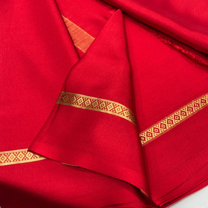 Pure Mysore Crepe Silk Saree