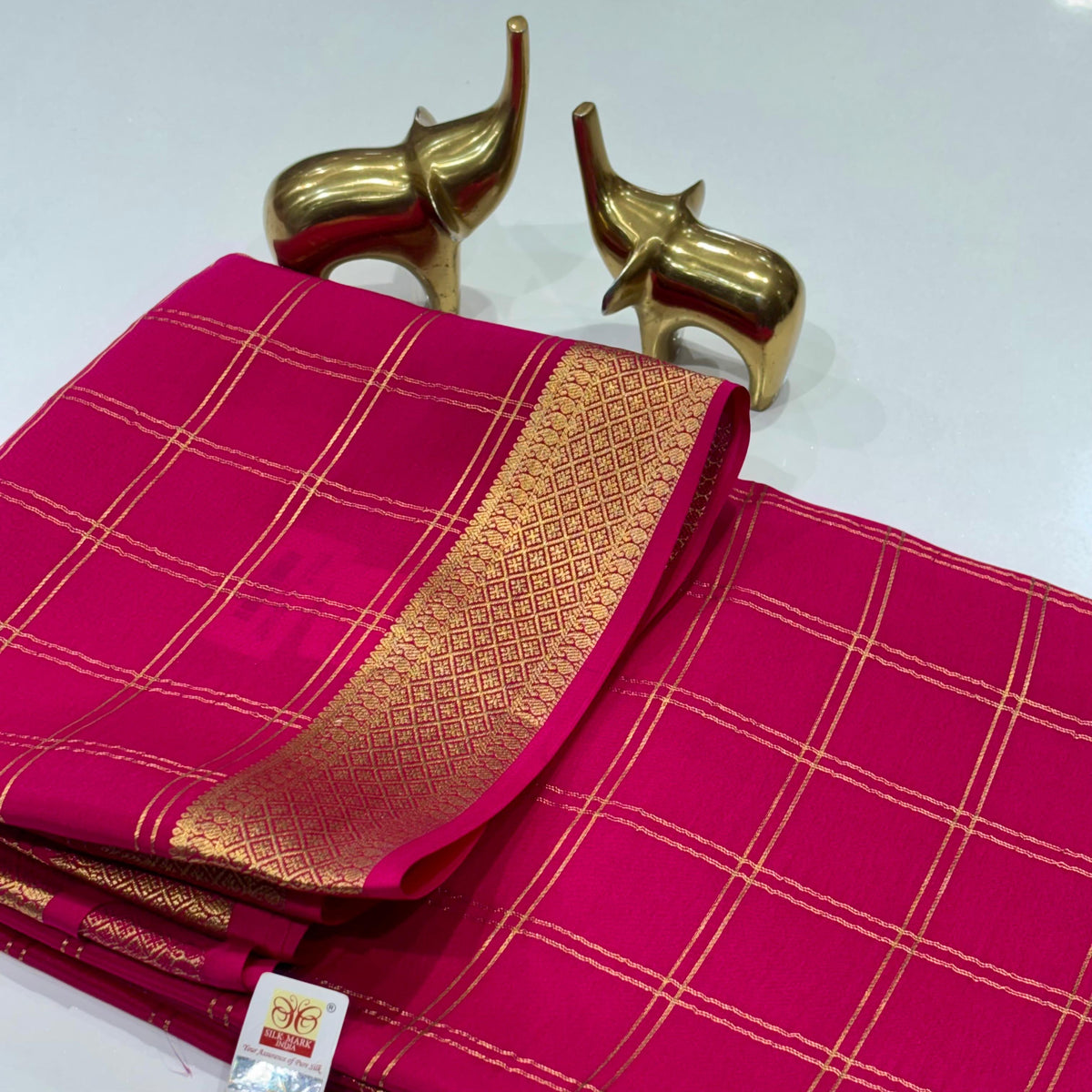 Pure Mysore Crepe Silk Saree