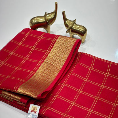 Pure Mysore Crepe Silk Saree