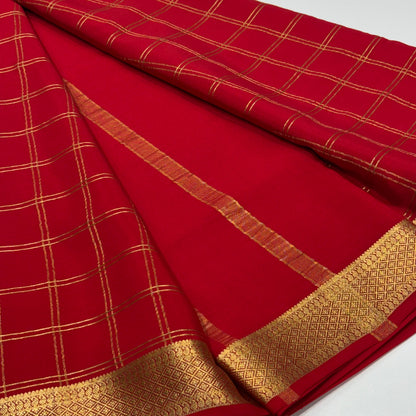Pure Mysore Crepe Silk Saree