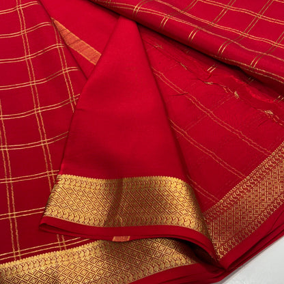 Pure Mysore Crepe Silk Saree