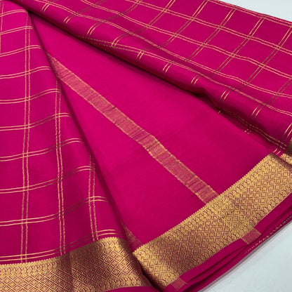 Pure Mysore Crepe Silk Saree