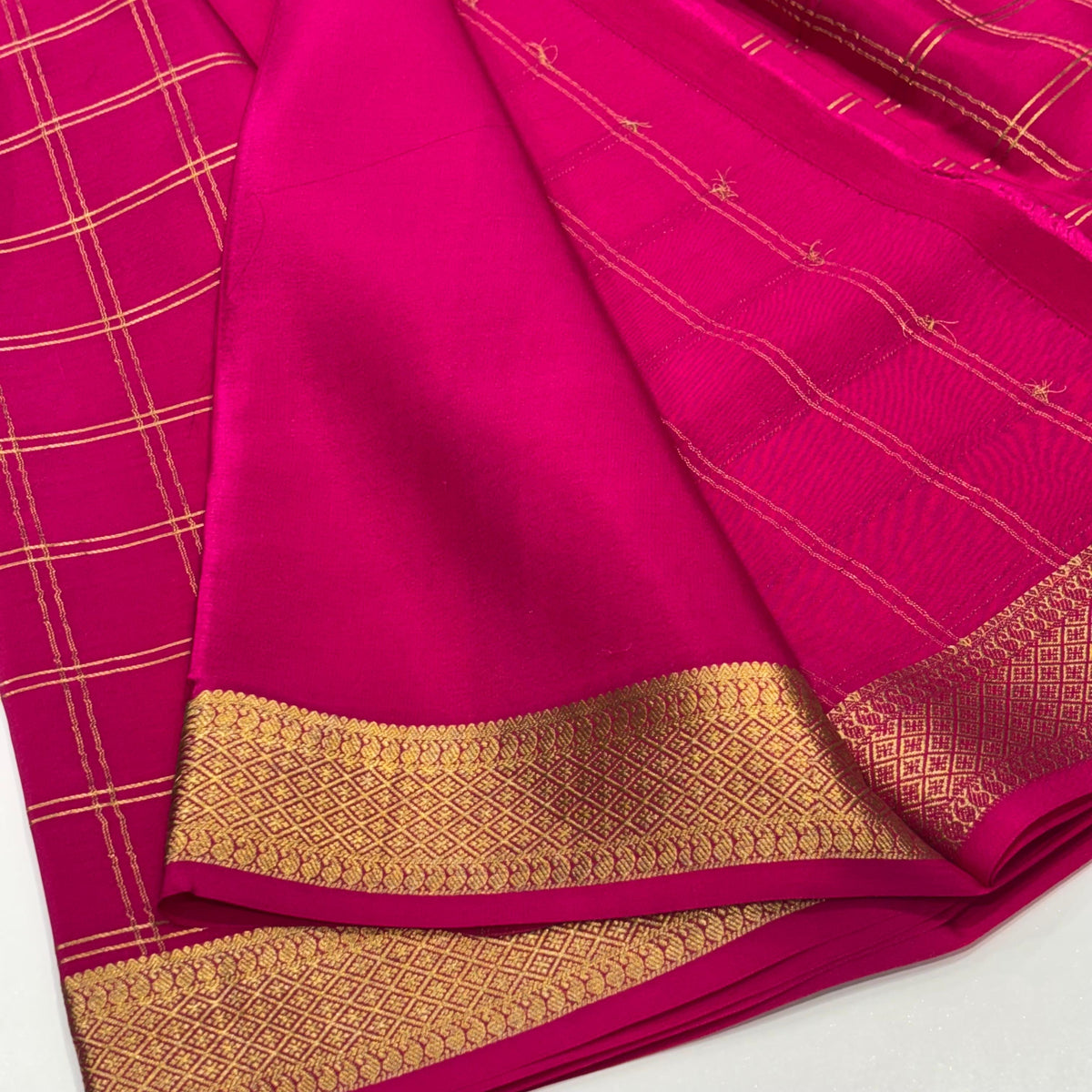 Pure Mysore Crepe Silk Saree