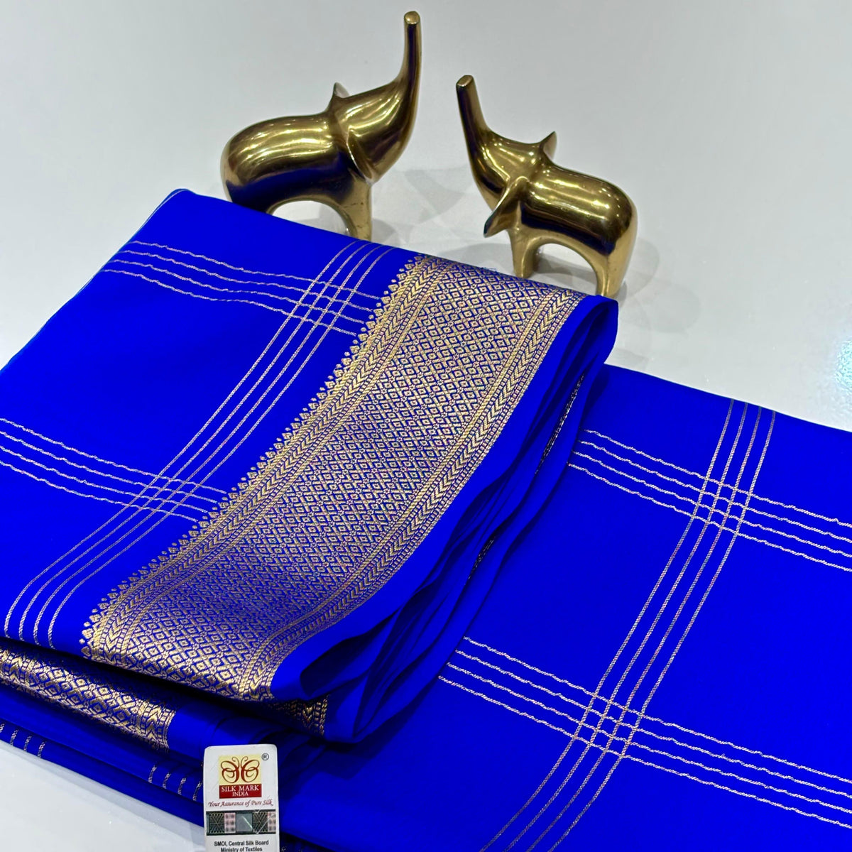 Pure Mysore Crepe Silk Saree