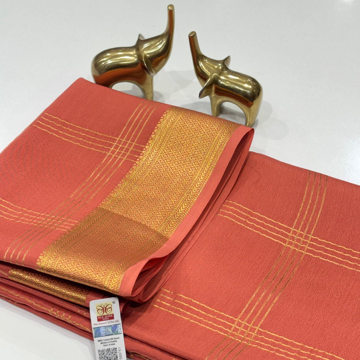 Pure Mysore Crepe Silk Saree