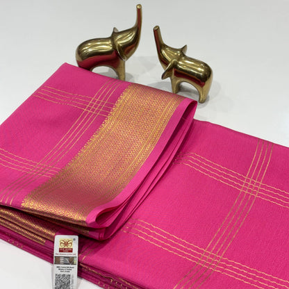 Pure Mysore Crepe Silk Saree