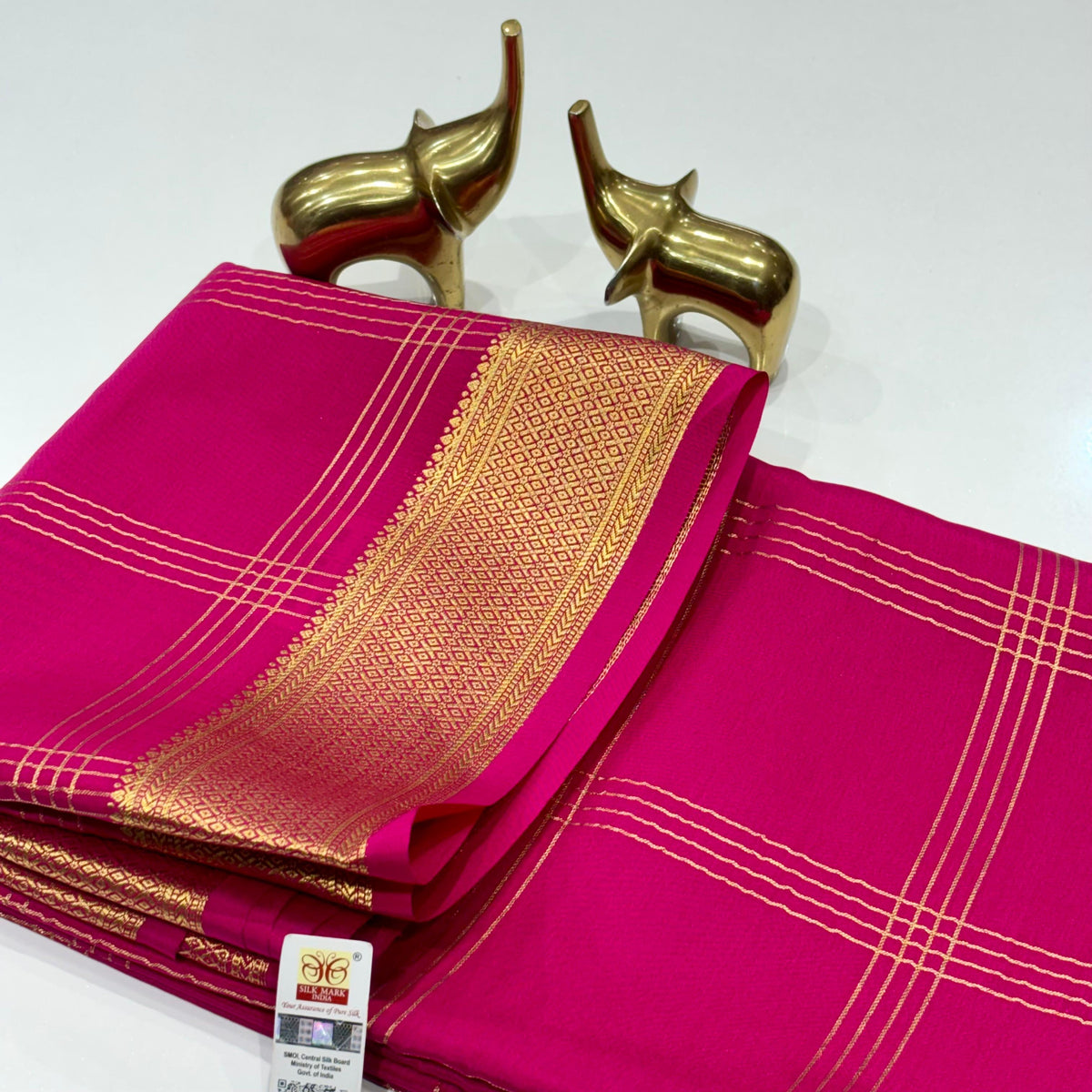 Pure Mysore Crepe Silk Saree