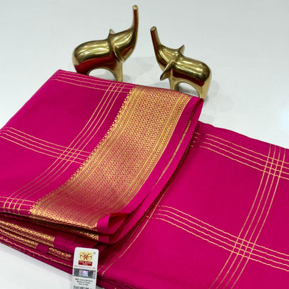 Pure Mysore Crepe Silk Saree