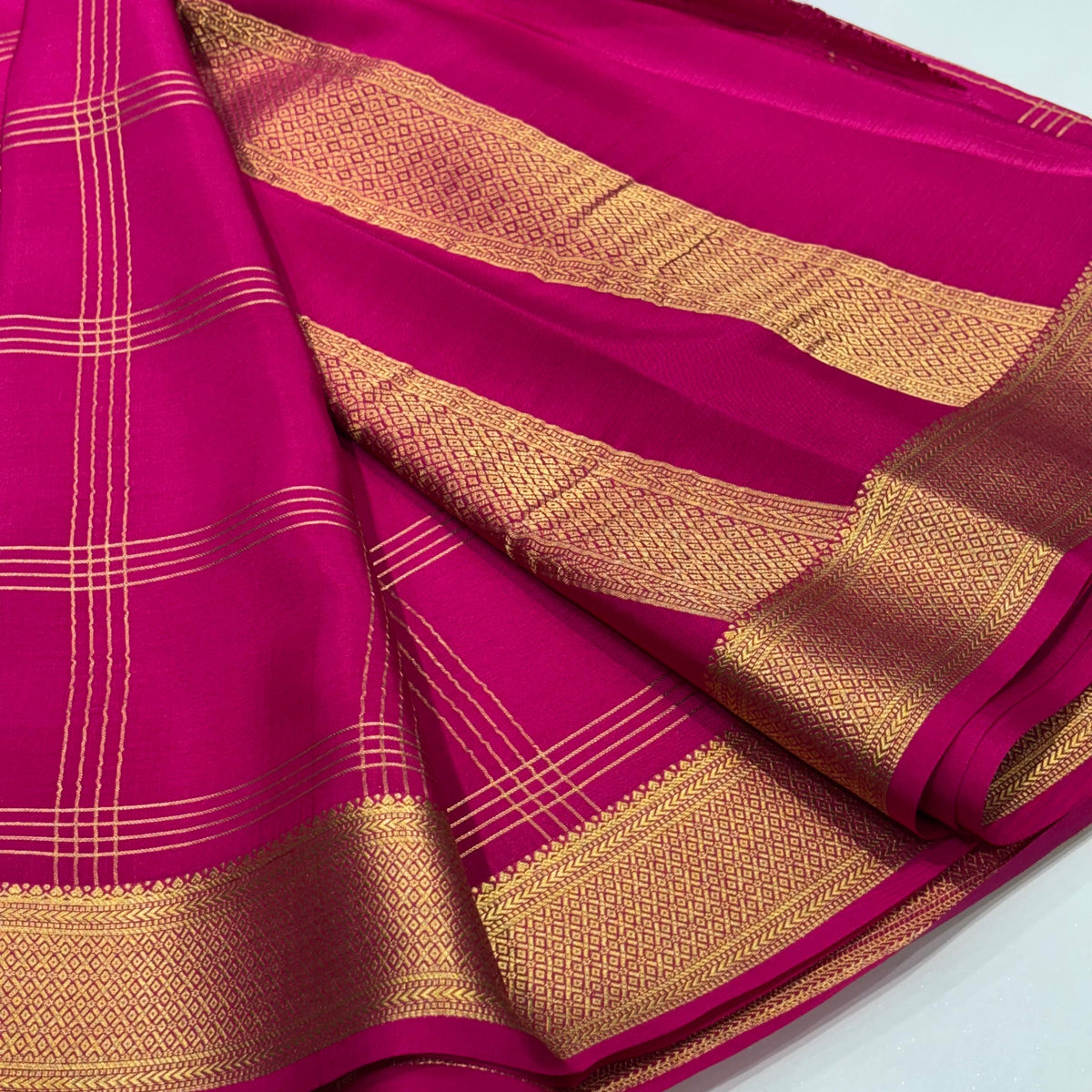 Pure Mysore Crepe Silk Saree