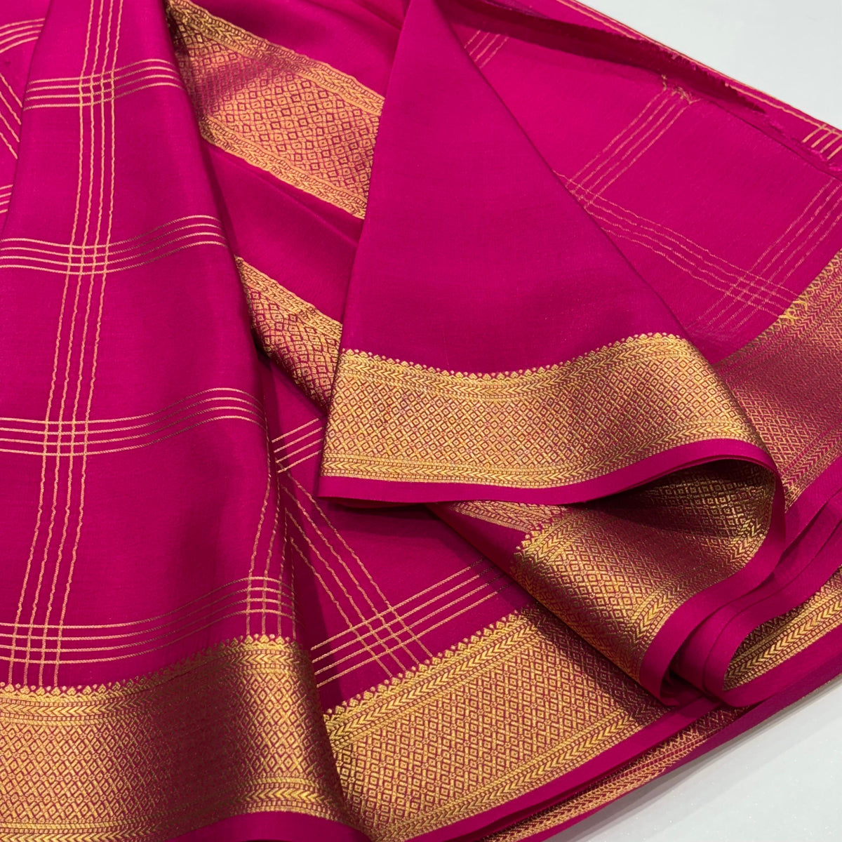 Pure Mysore Crepe Silk Saree
