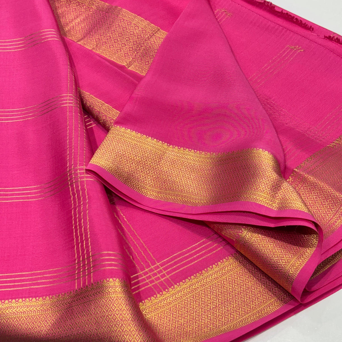 Pure Mysore Crepe Silk Saree