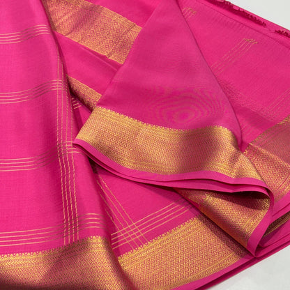 Pure Mysore Crepe Silk Saree
