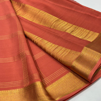 Pure Mysore Crepe Silk Saree