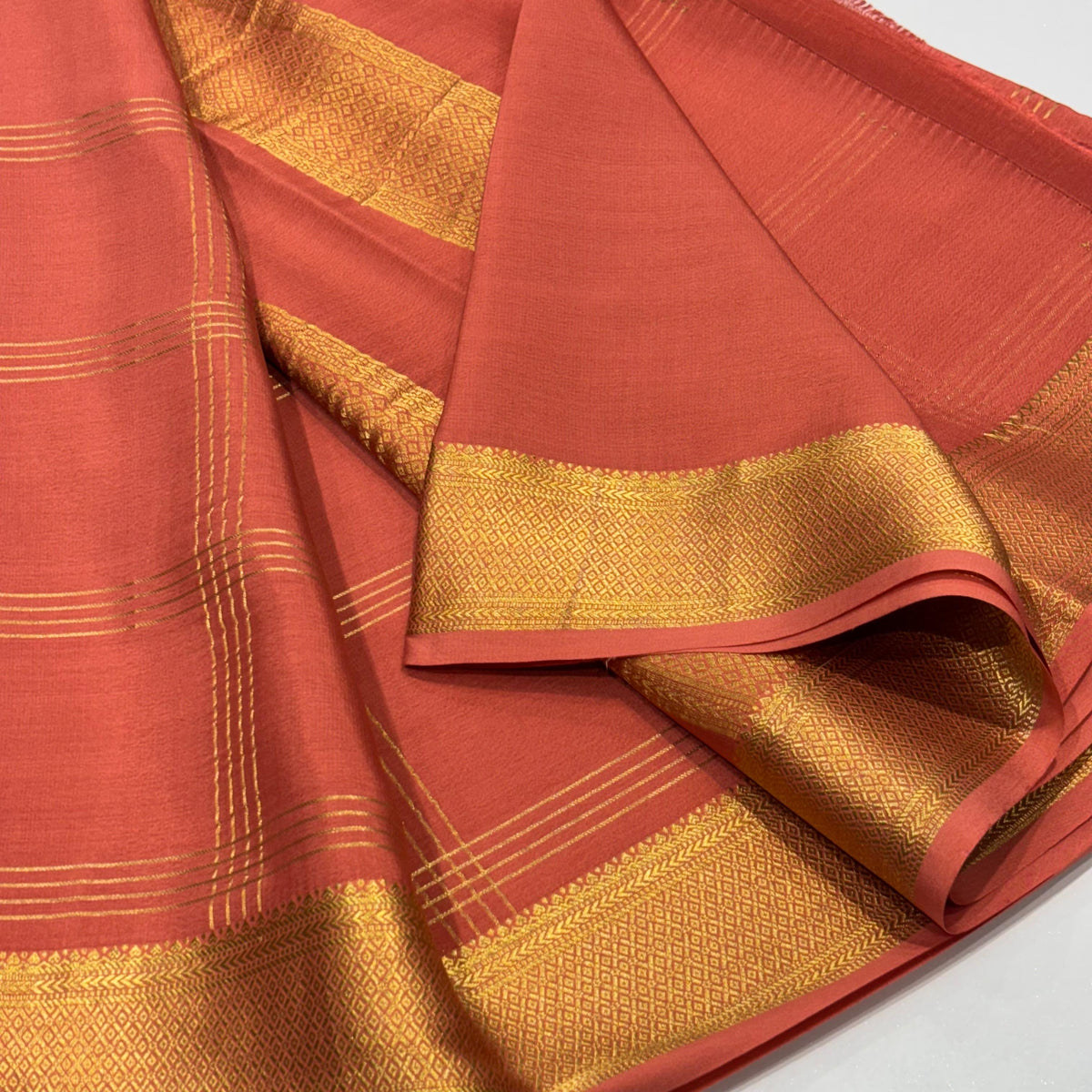 Pure Mysore Crepe Silk Saree