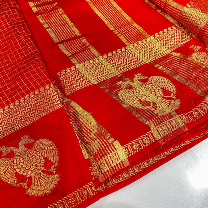 Soft Chanderi Crepe Saree