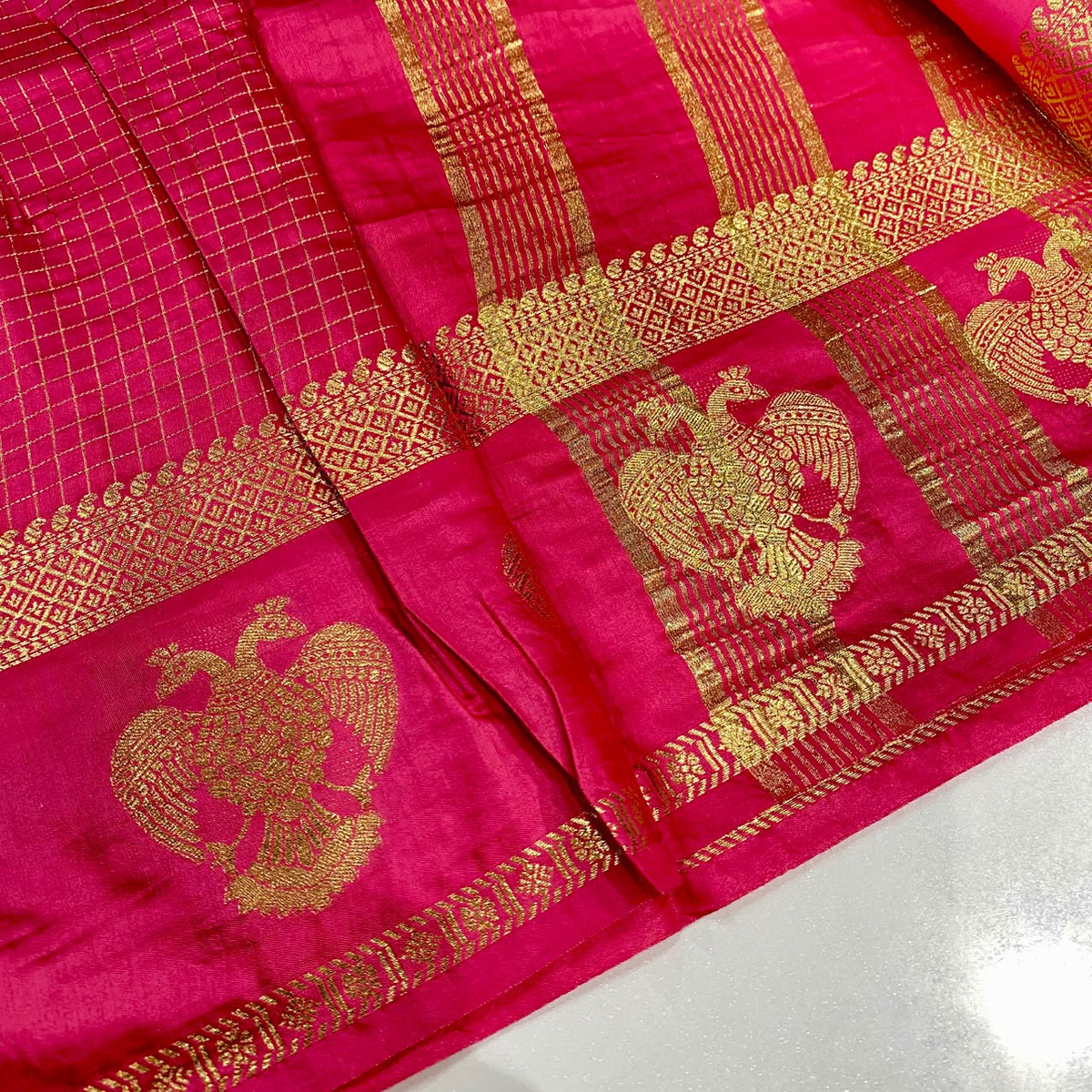 Soft Chanderi Crepe Saree