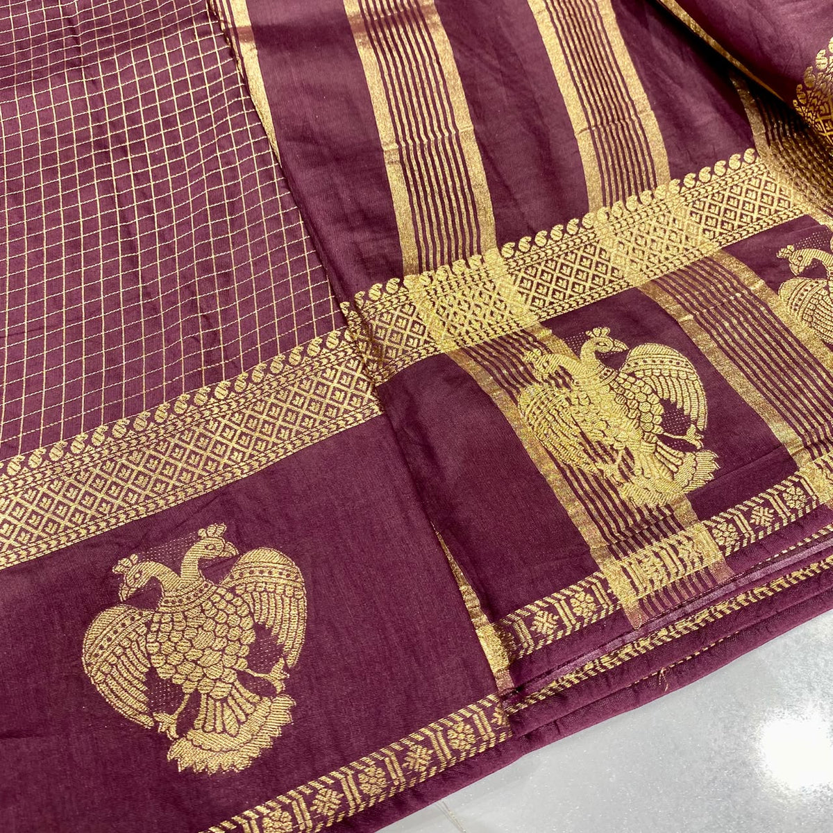 Soft Chanderi Crepe Saree