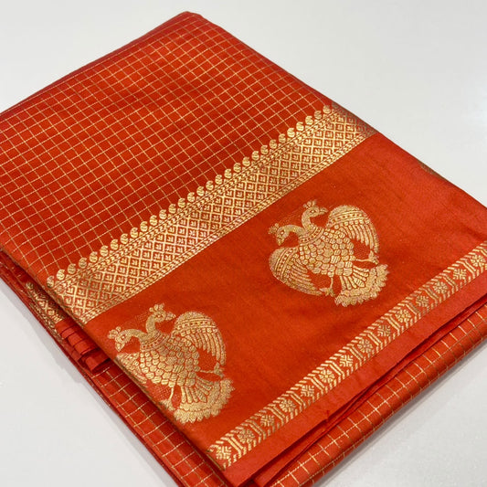 Soft Chanderi Crepe Saree