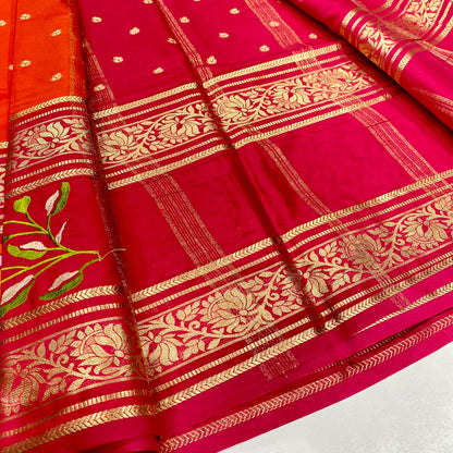 Semi Mysore Crepe Saree