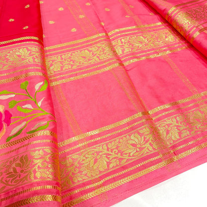 Semi Mysore Crepe Saree