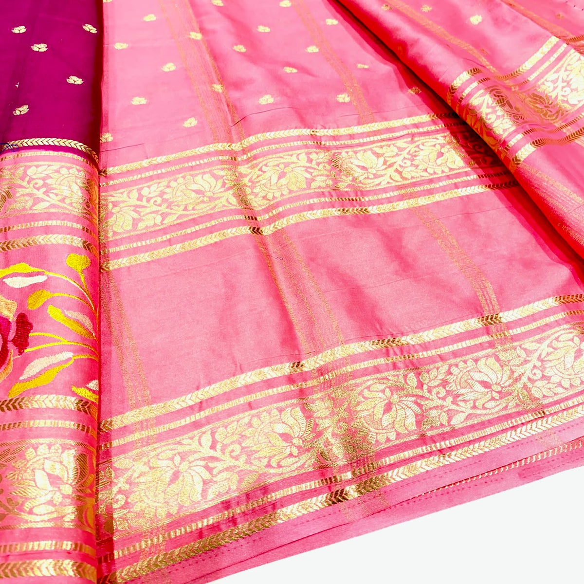 Semi Mysore Crepe Saree