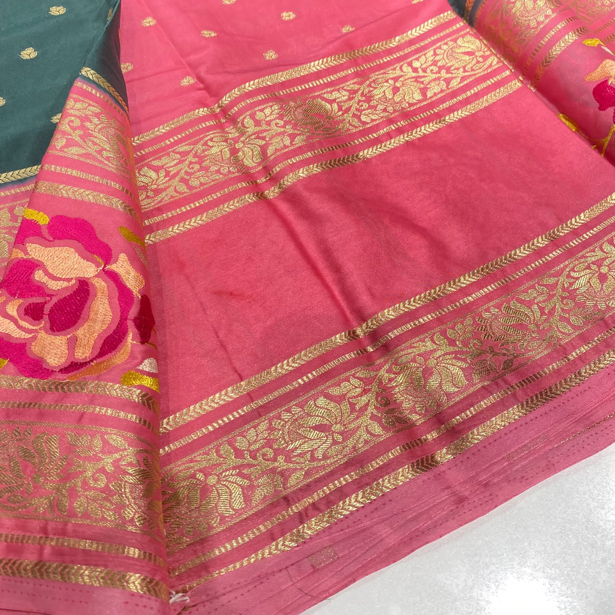 Semi Mysore Crepe Saree