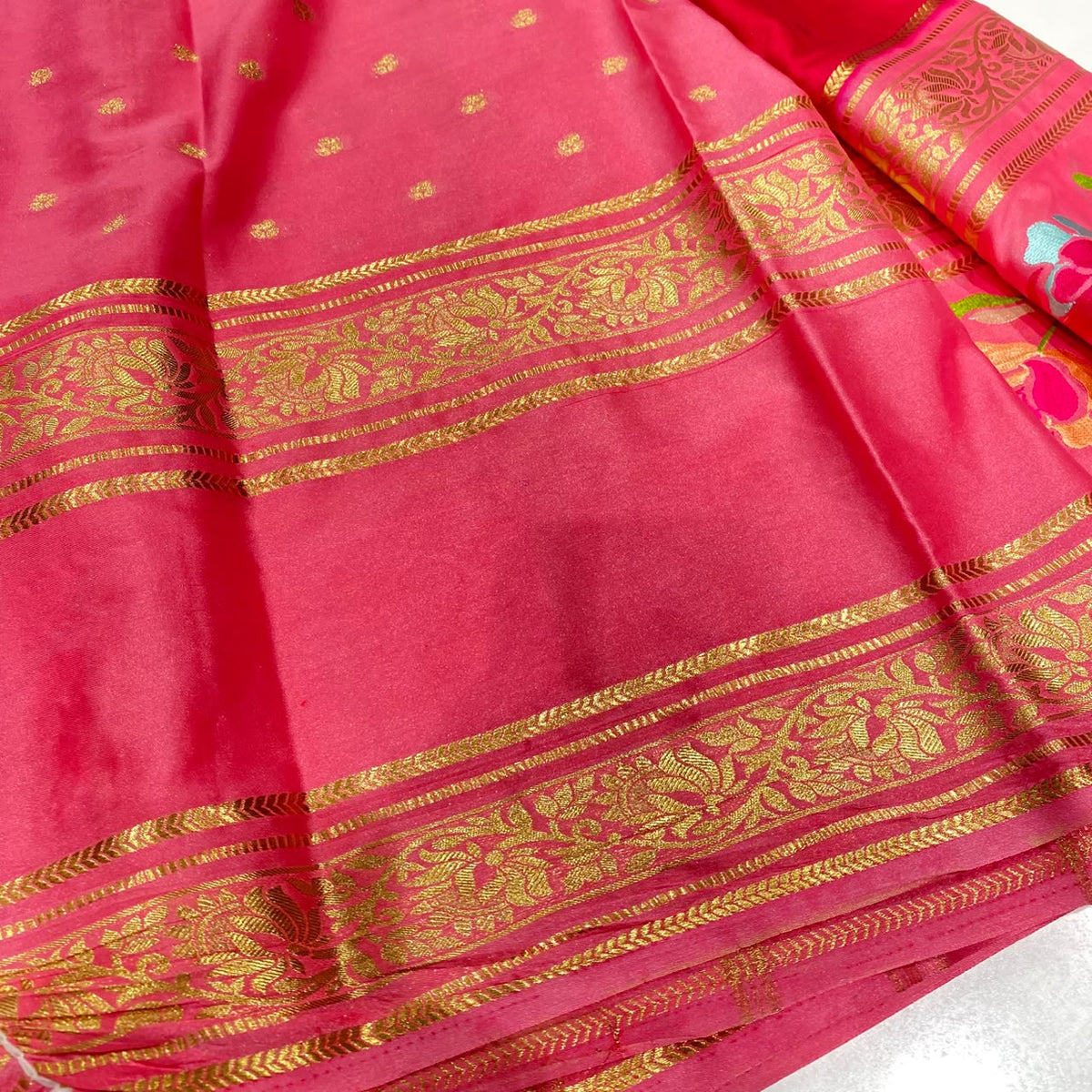 Semi Mysore Crepe Saree