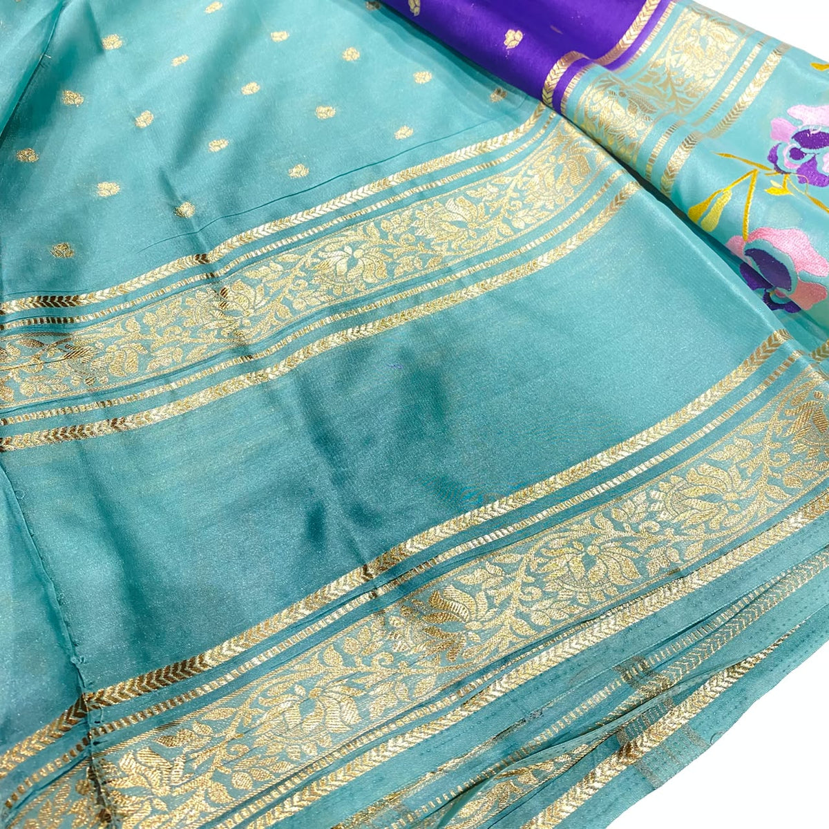 Semi Mysore Crepe Saree