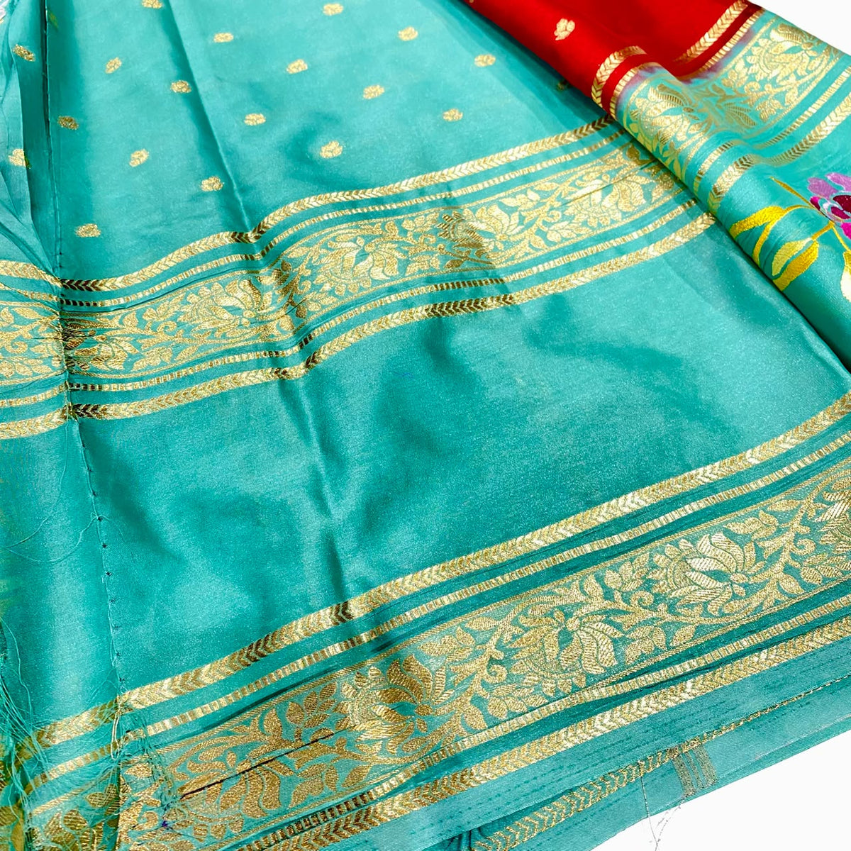 Semi Mysore Crepe Saree