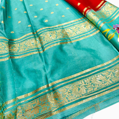 Semi Mysore Crepe Saree
