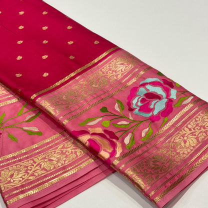 Semi Mysore Crepe Saree