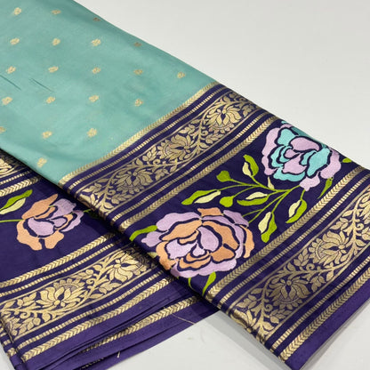 Semi Mysore Crepe Saree