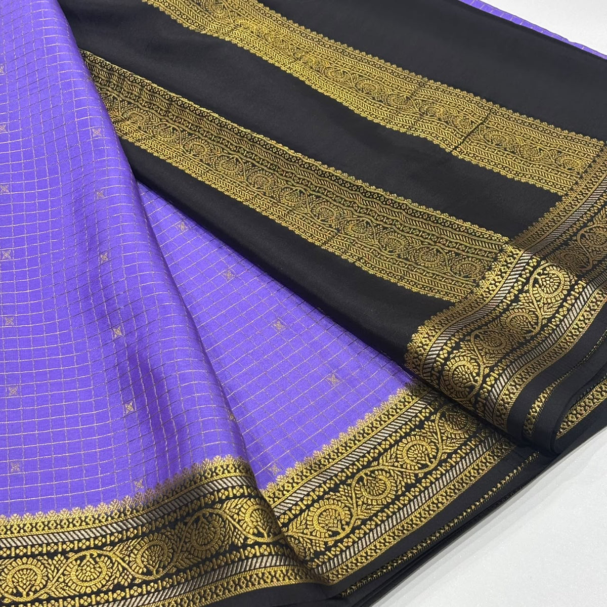 Pure Mysore Crepe Silk Saree