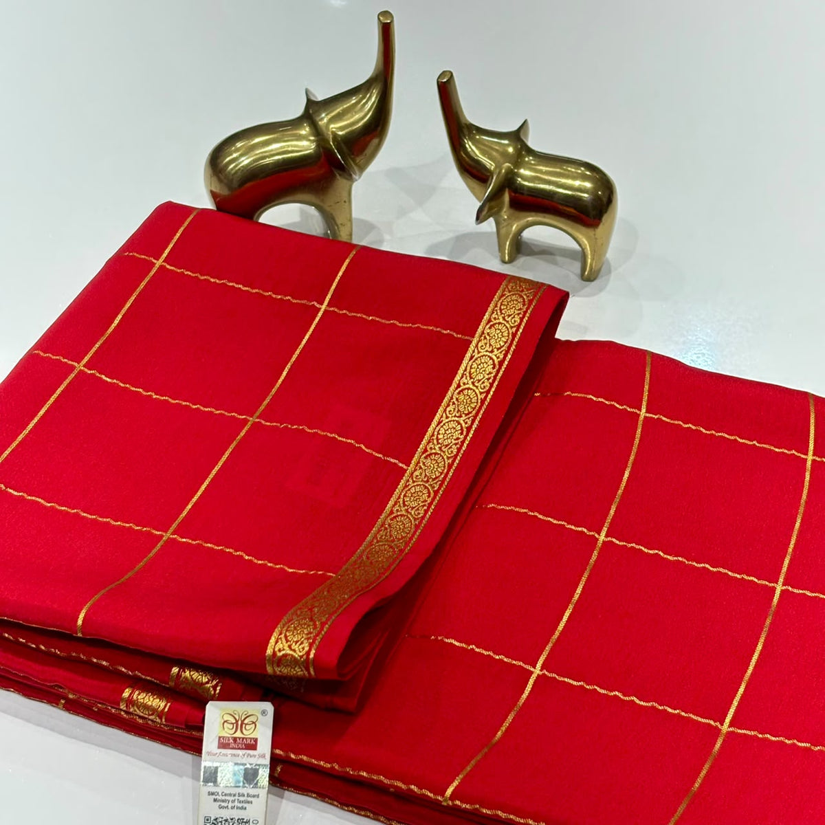 Pure Mysore Crepe Silk Saree