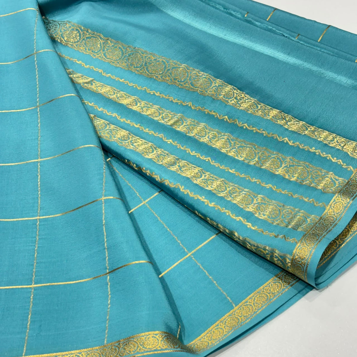 Pure Mysore Crepe Silk Saree