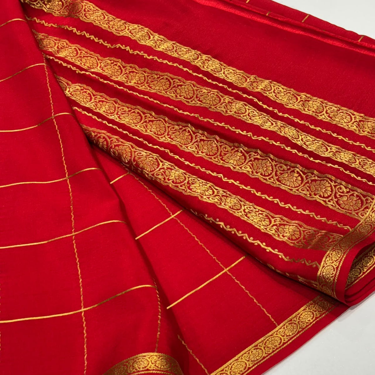 Pure Mysore Crepe Silk Saree
