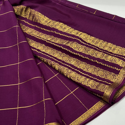 Pure Mysore Crepe Silk Saree