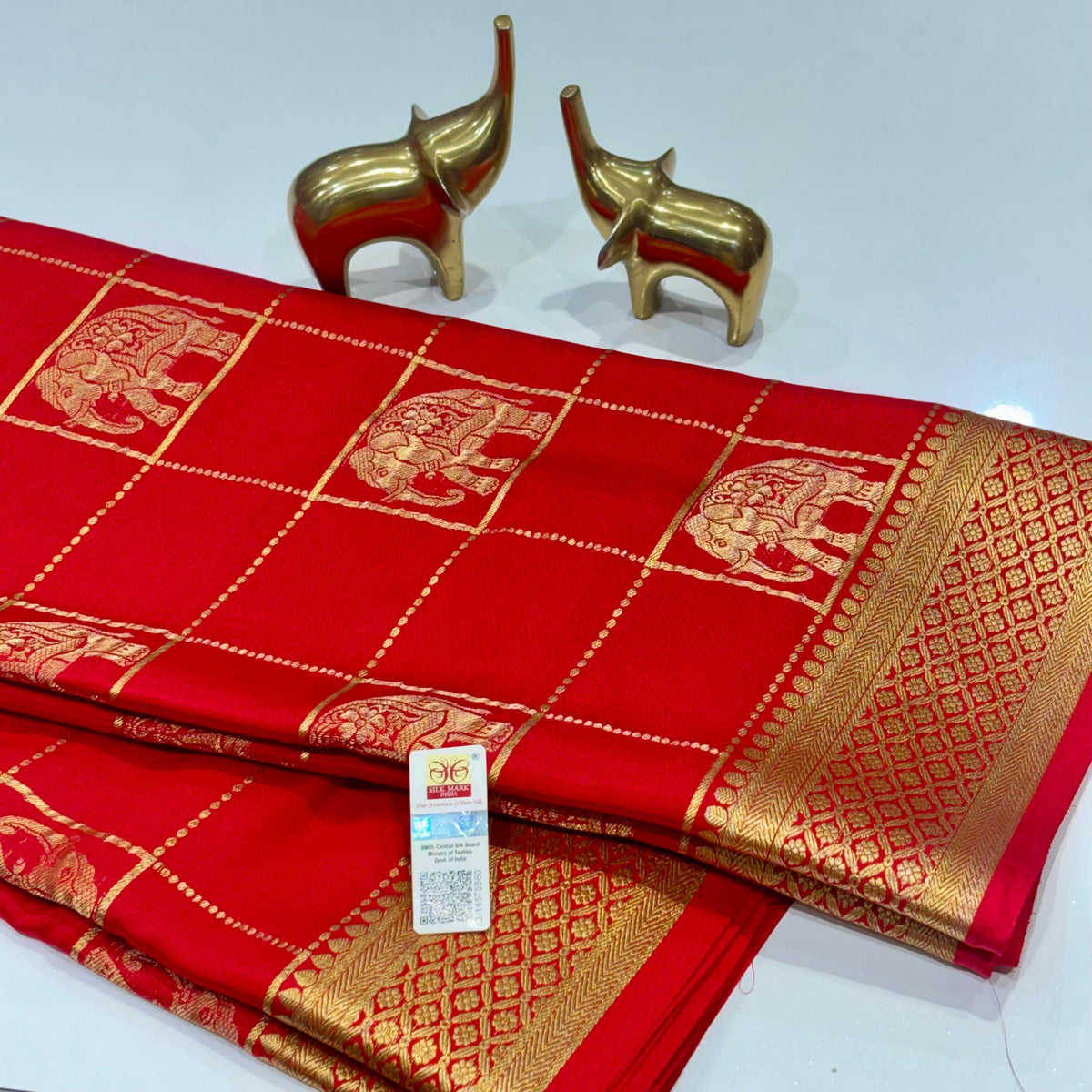 Pure Mysore Crepe Silk Saree