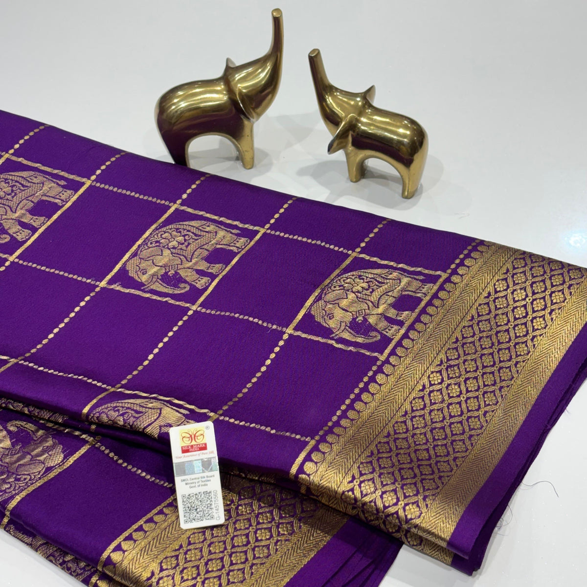 Pure Mysore Crepe Silk Saree