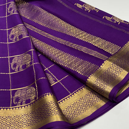Pure Mysore Crepe Silk Saree