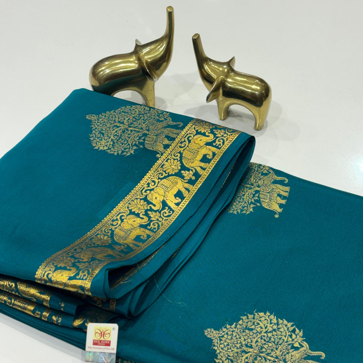 Pure Mysore Crepe Silk Saree