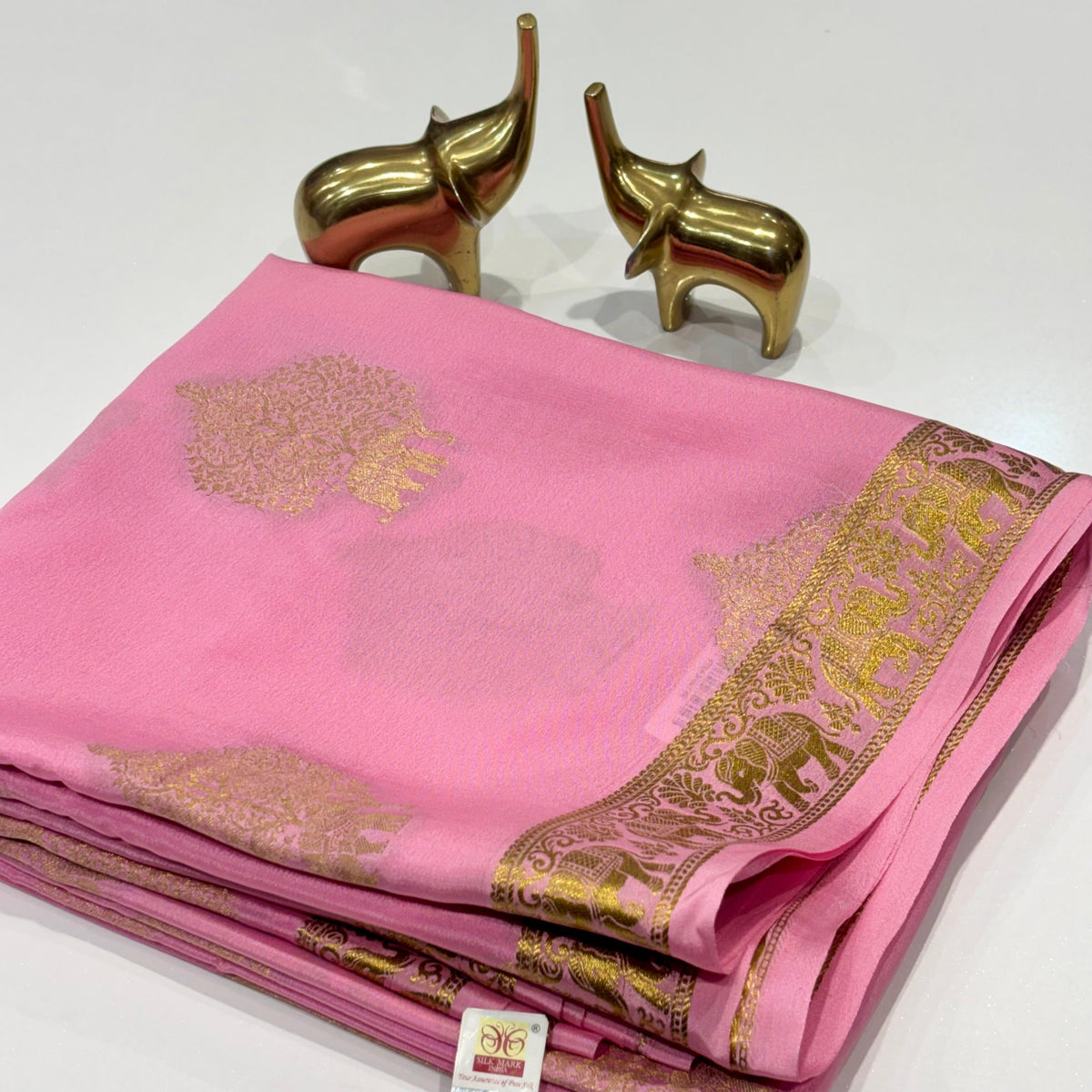 Pure Mysore Crepe Silk Saree