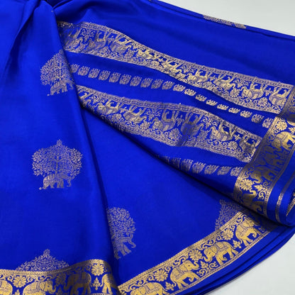 Pure Mysore Crepe Silk Saree
