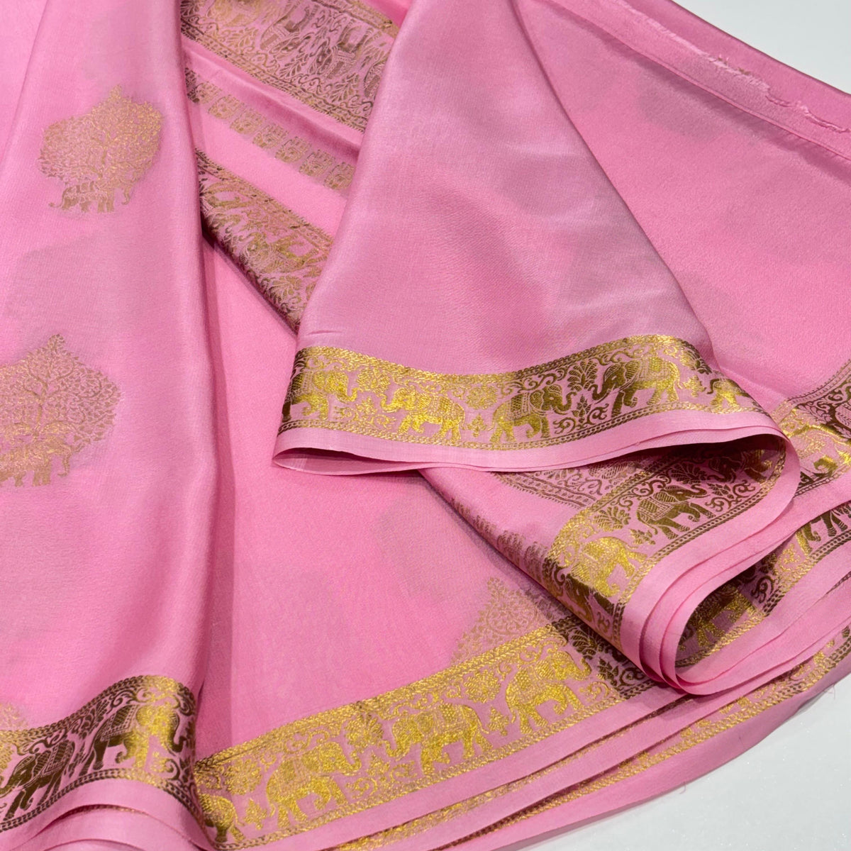 Pure Mysore Crepe Silk Saree