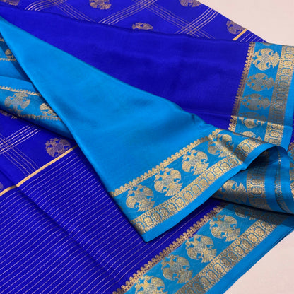 Pure Mysore Crepe Silk Saree