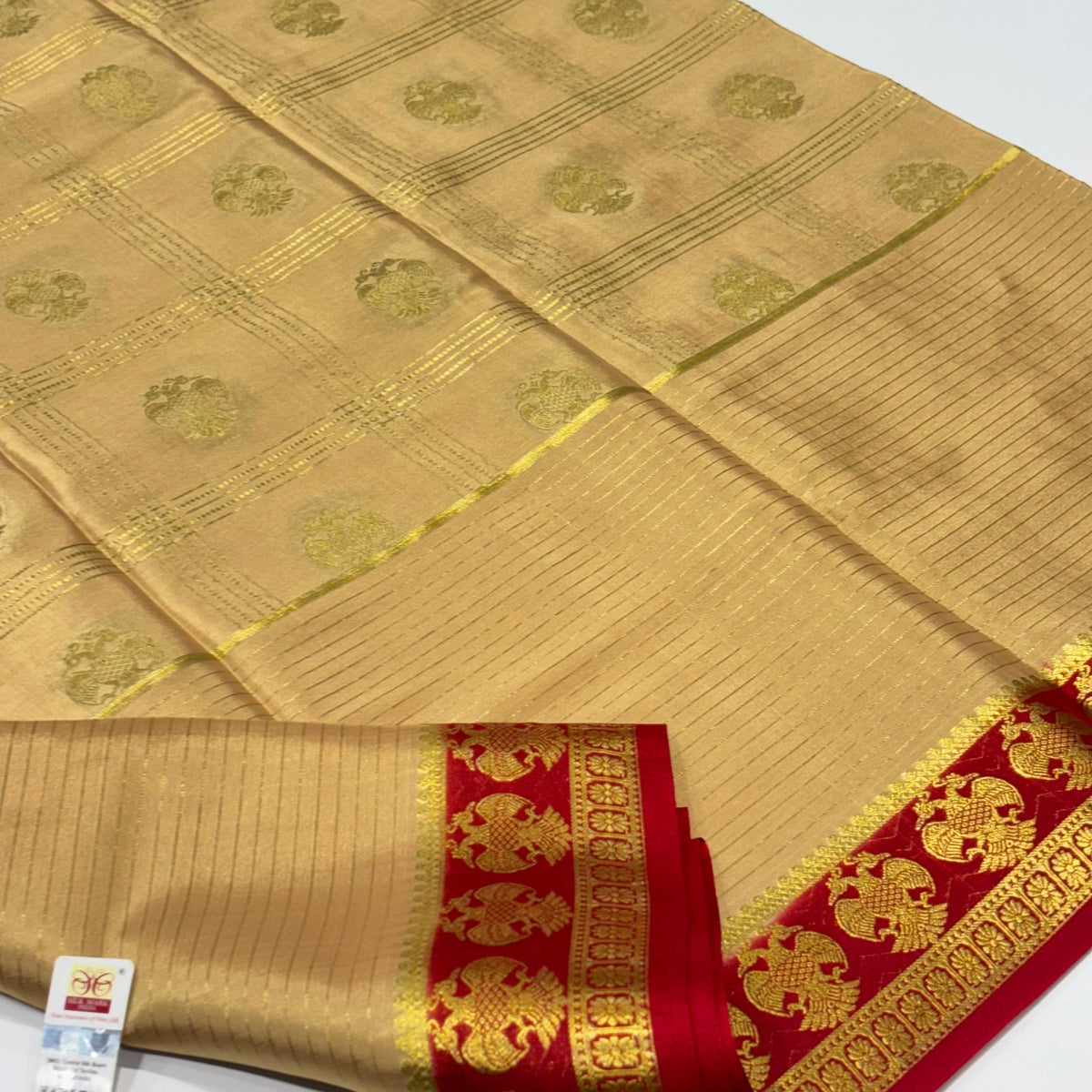 Pure Mysore Crepe Silk Saree