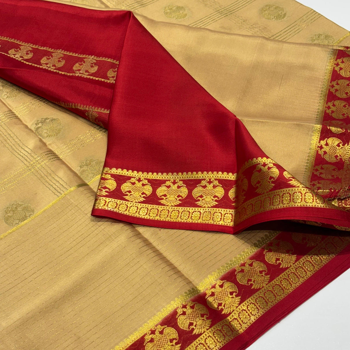 Pure Mysore Crepe Silk Saree