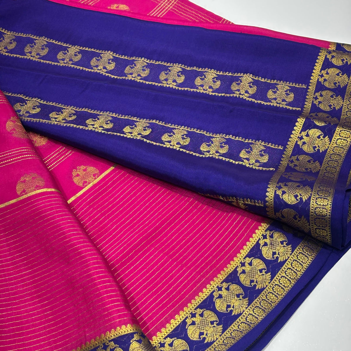 Pure Mysore Crepe Silk Saree