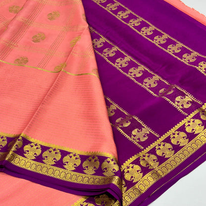 Pure Mysore Crepe Silk Saree