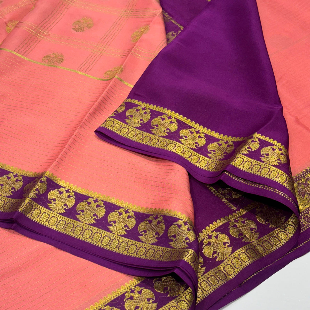Pure Mysore Crepe Silk Saree